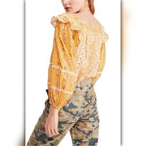 FREE PEOPLE Mostly Meadow Blouse